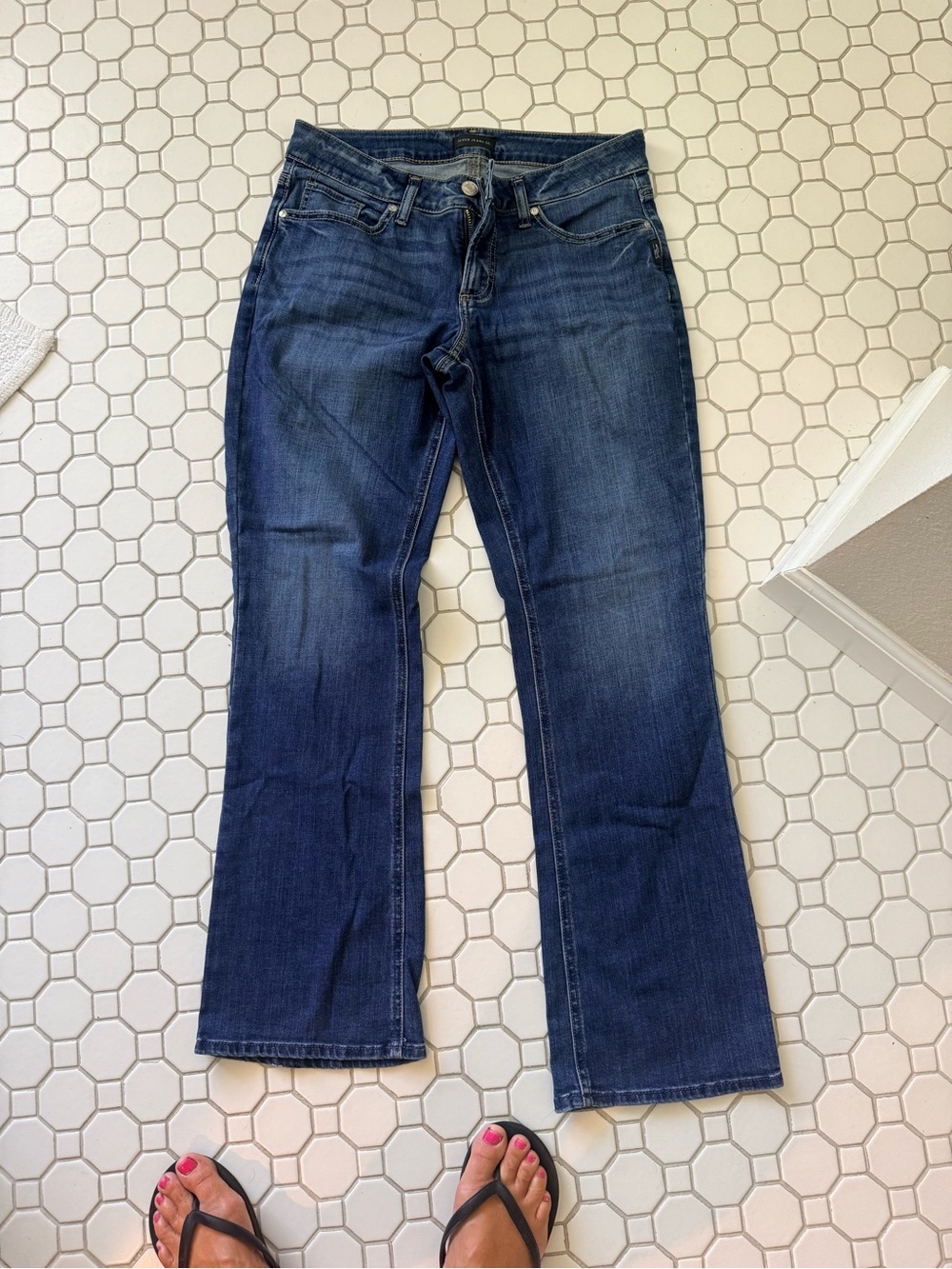 Silver Jeans Dark Indigo Bootcut Stretch Jeans